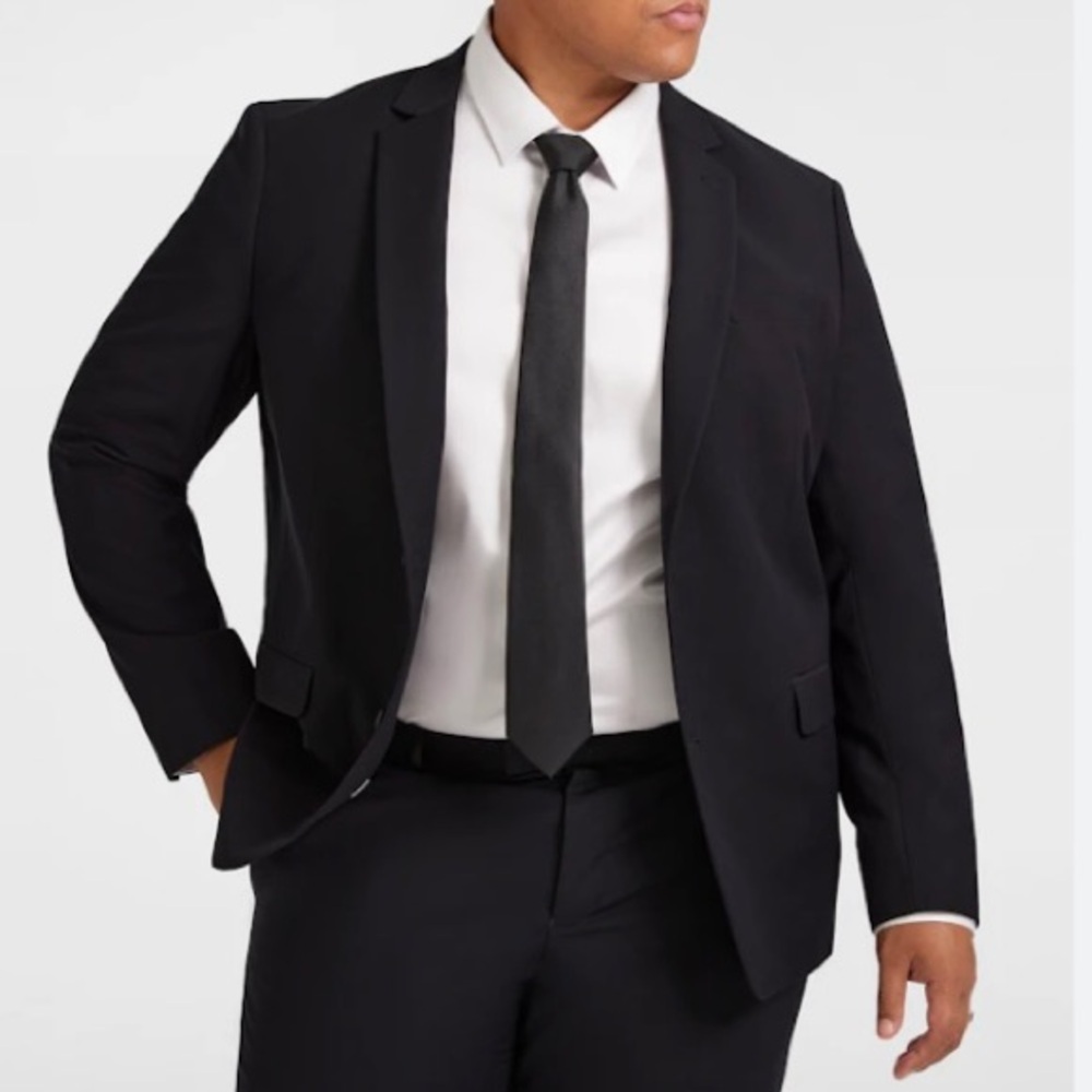 NWT Johnny Bigg Raymond 2 button suit jacket blazer black  48